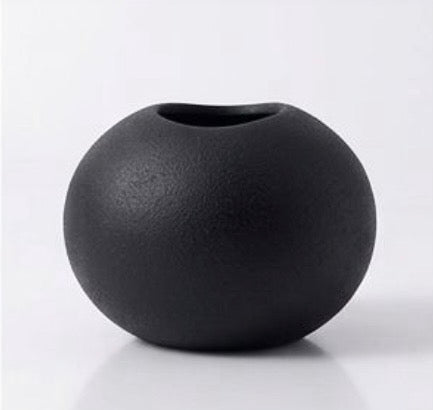Round Matte Ceramic Vase – Modern Minimal Home Décor #CV3225