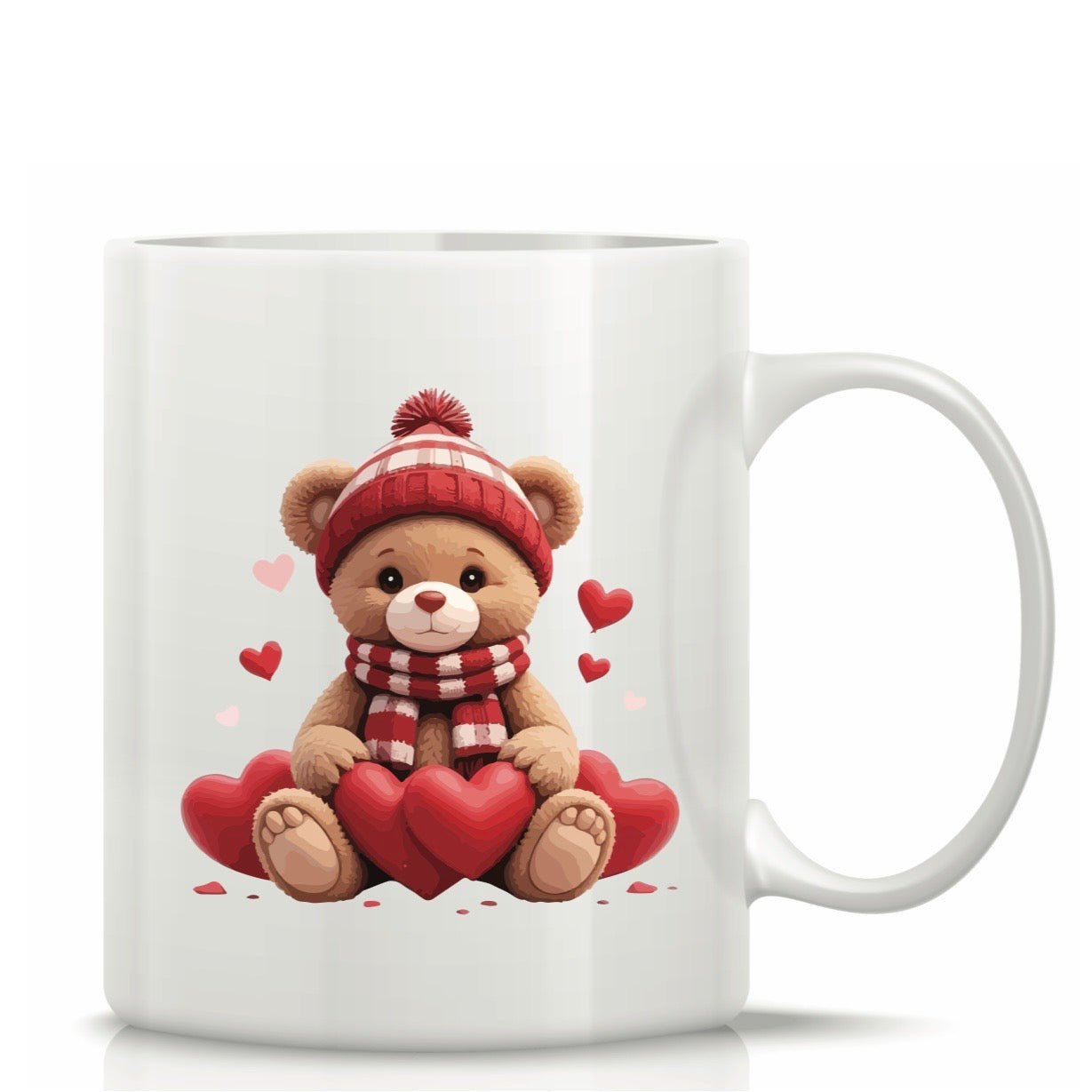 Printed Glass Mug with Cute Illustrations #GM3039