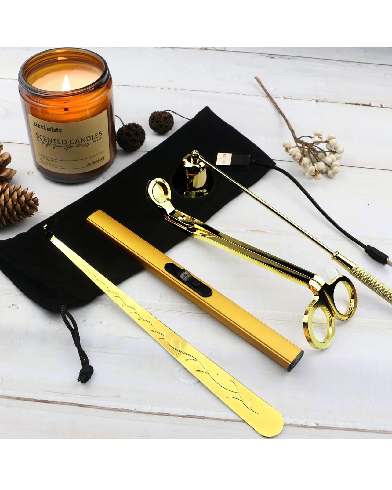 5 in 1 Candle Accessory Set #CA1971