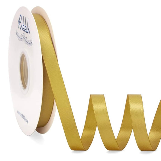 2cm*91m Gold Satin Ribbon #RB1413