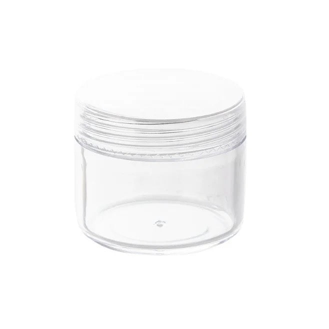 Transparent Cosmetic Cream Jar