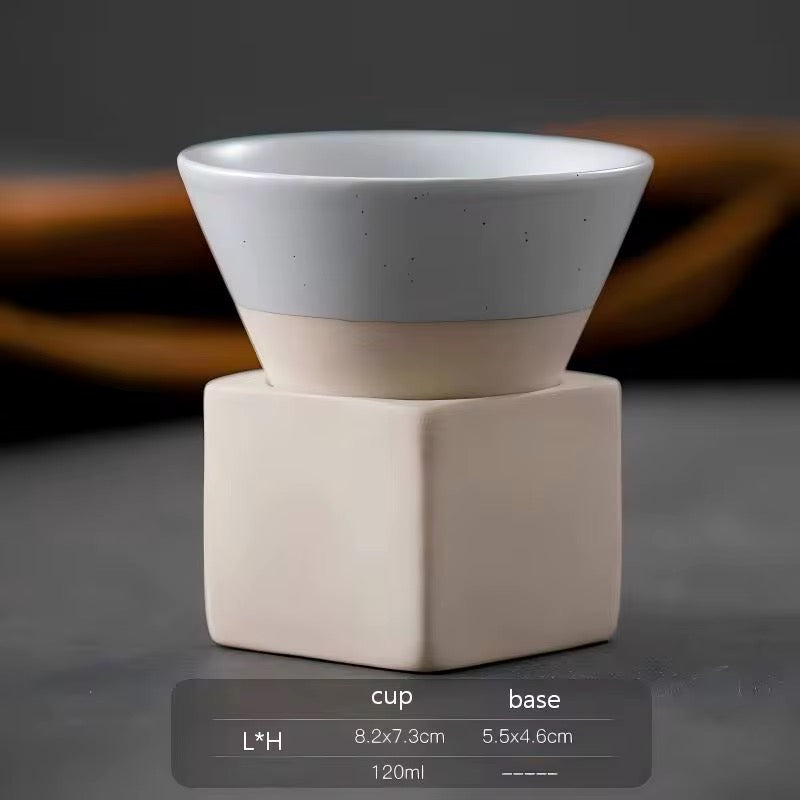 120ml Ceramic Coffee Cup with Base  #CM3958