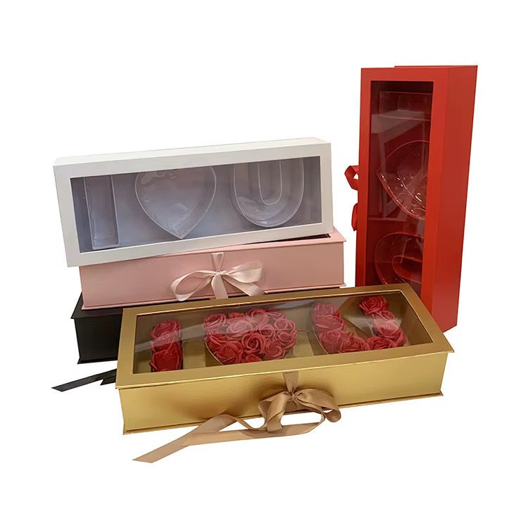 Luxury I LOVE YOU Rose Gift Box with Ribbon #LB4322