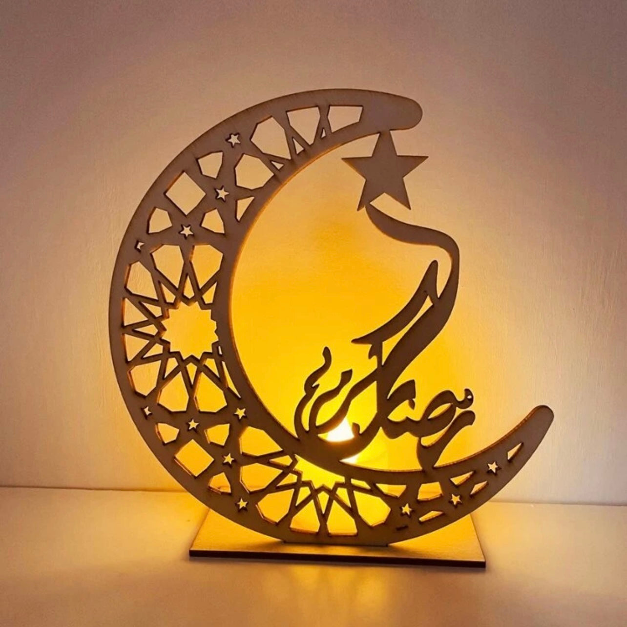 1pc Eid Moon Shaped Decorative Light #RT1568
