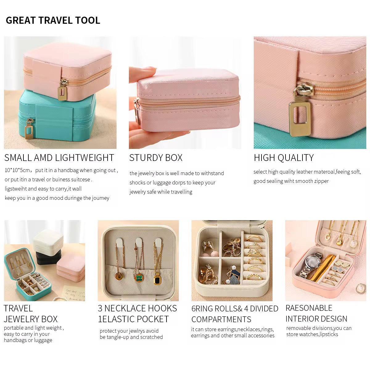 Portable Jewelry Box #JB2022