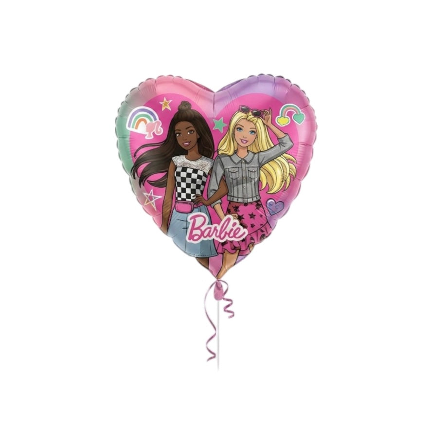 18” Heart Barbie Foil Balloon – Pink Party Decoration #FB2896