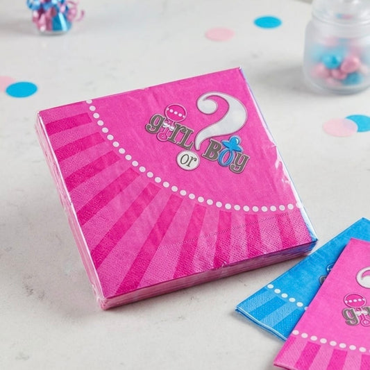 Gender Reveal Party Paper Tissues (Pack of 20) #PB3993