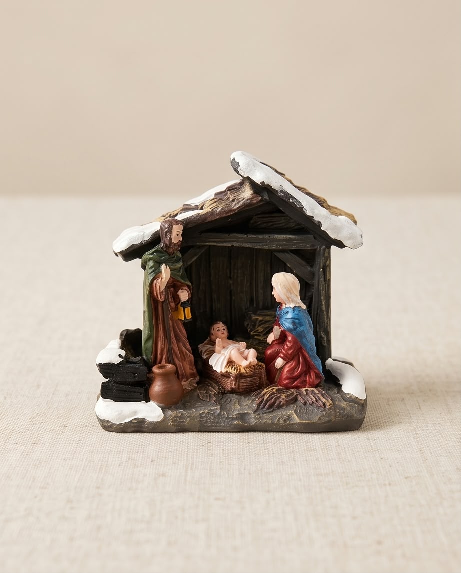 Mini Wizardi Nativity Scene Christmas Figurine #CF4349in