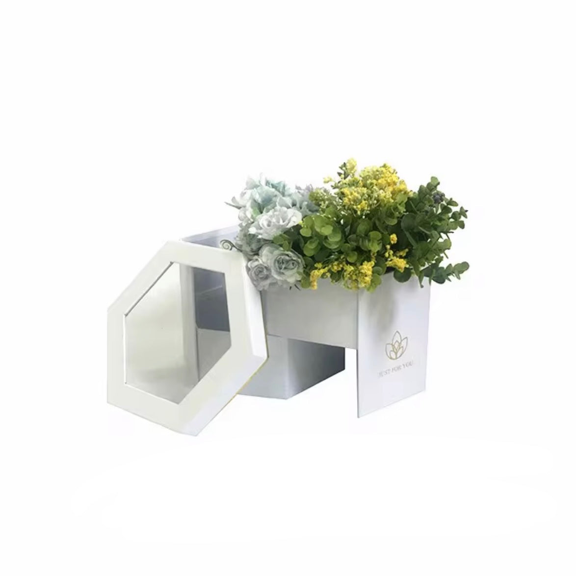 Hexagon Gift Box PVC Window #GB1425