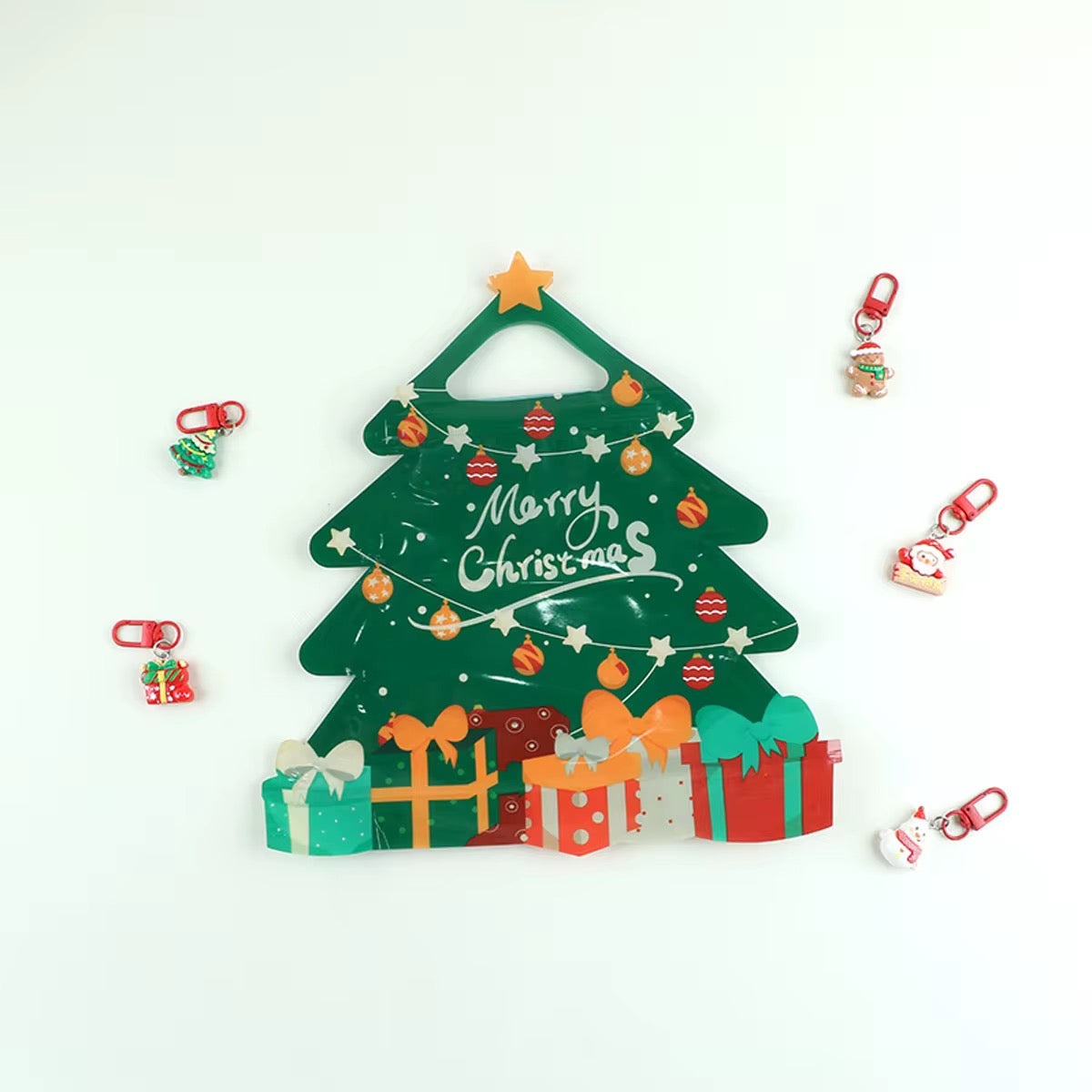 X12pcs Christmas Bag With Zipper #CB2303