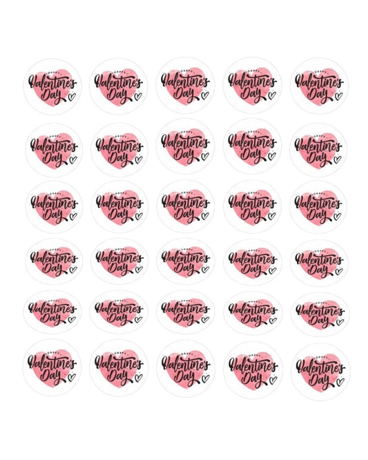 4cm x60pcs Valentine’s Stickers #VS2586