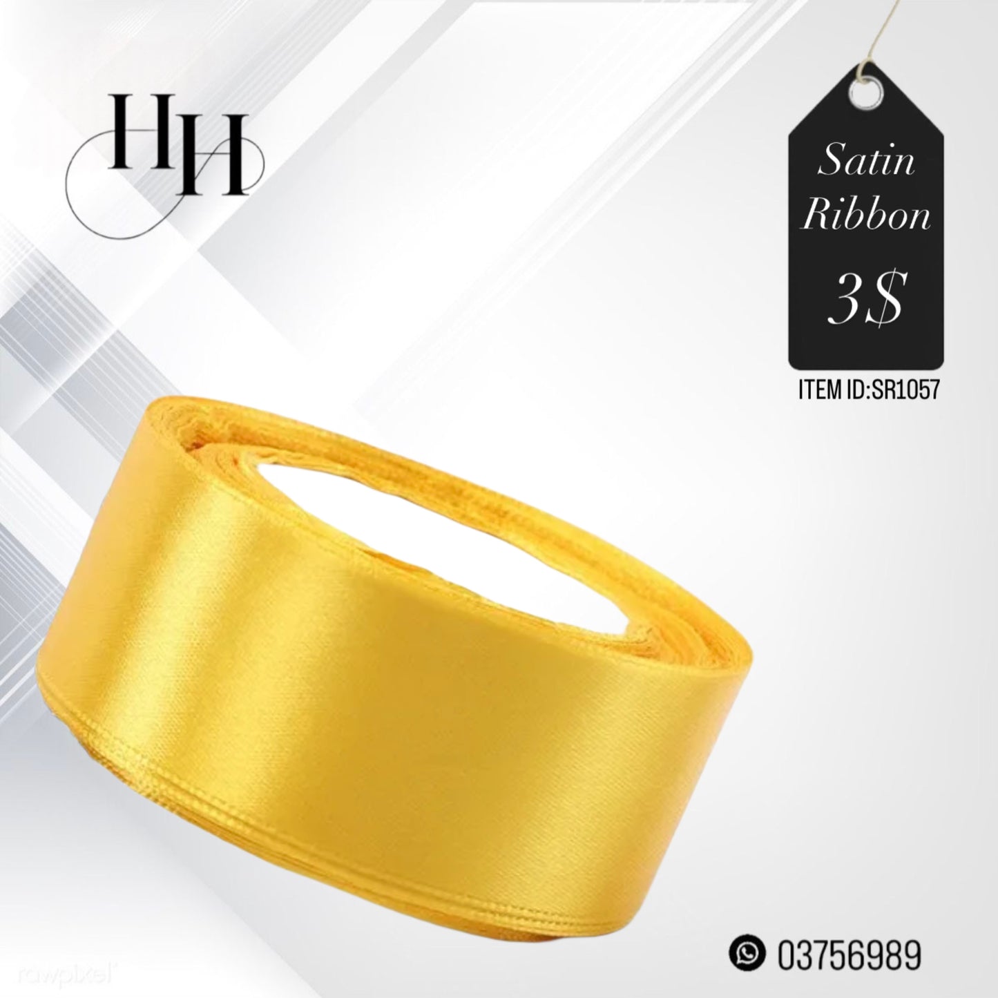 Satin Ribbon 20M x 4cm