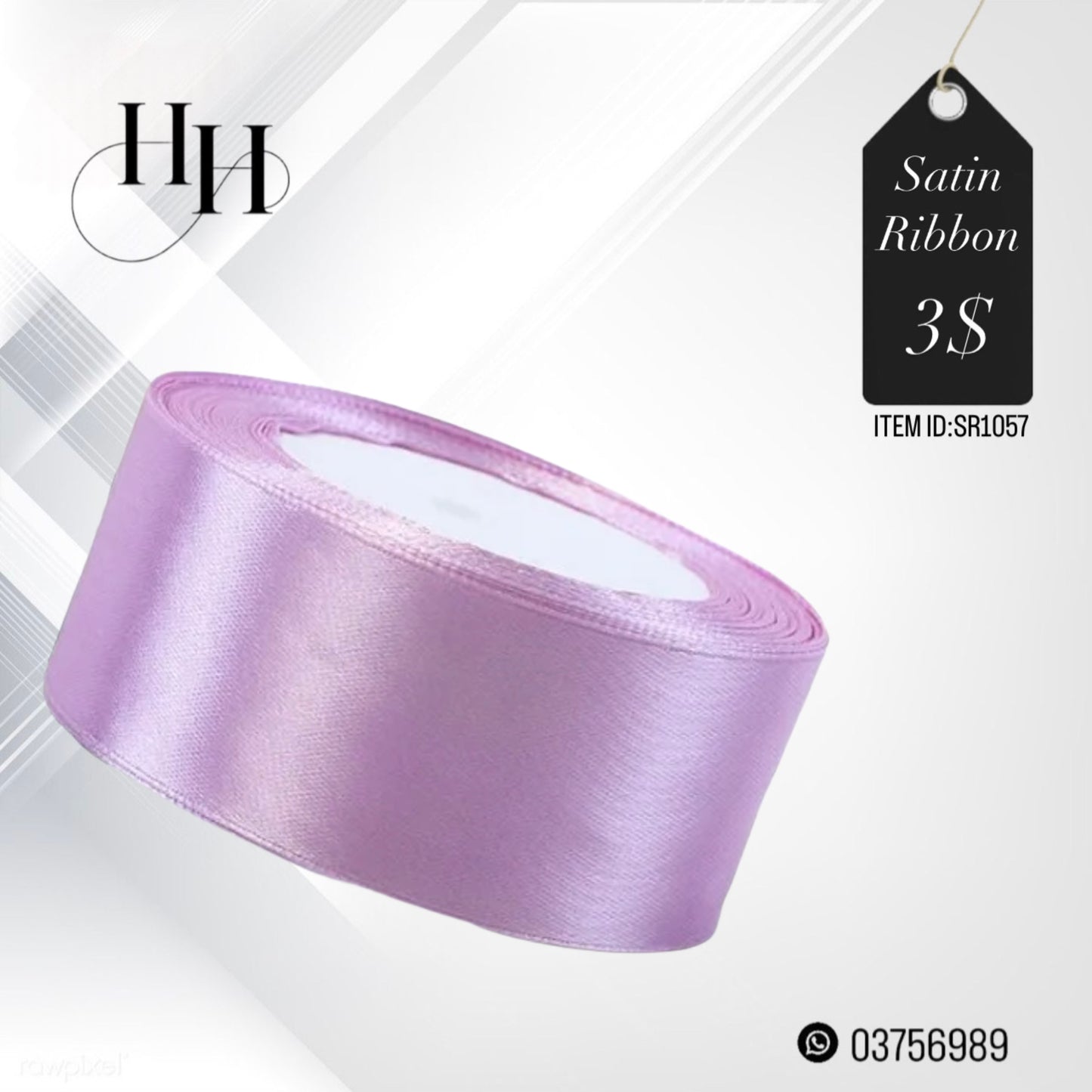 Satin Ribbon 20M x 4cm