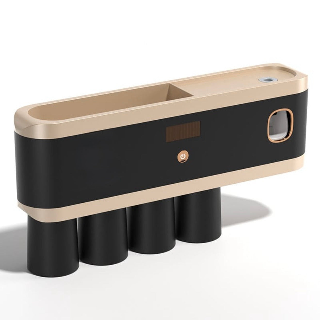 Luxury Black Toothbrush/Toothpaste Holder #TF028