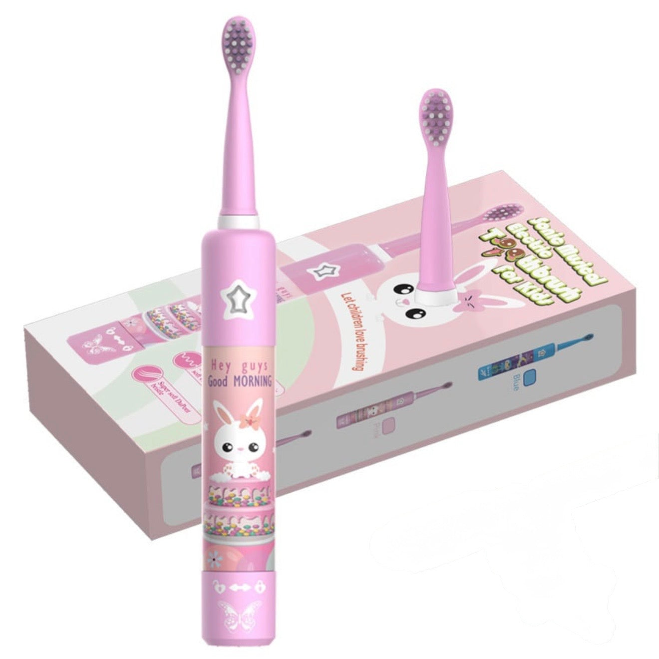 Pink Musical Electric Toothbrush for kids #TF006