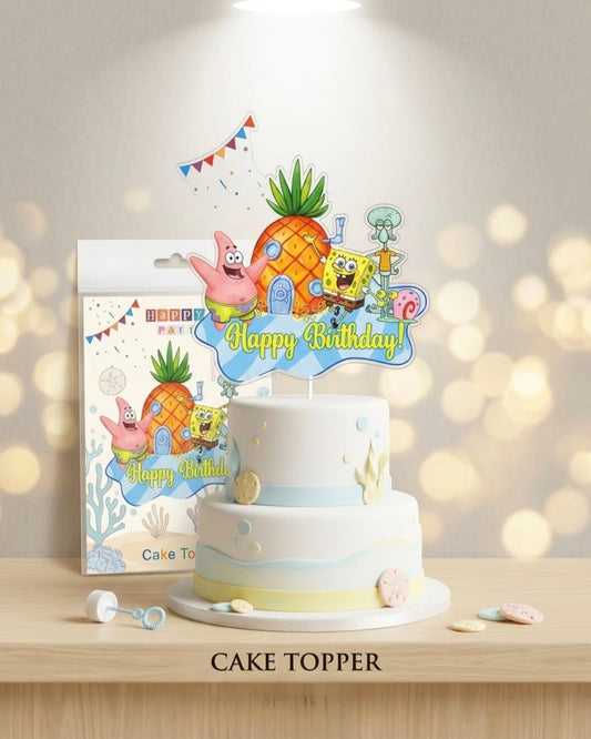 SpongeBob Birthday Cake Topper #CT3896