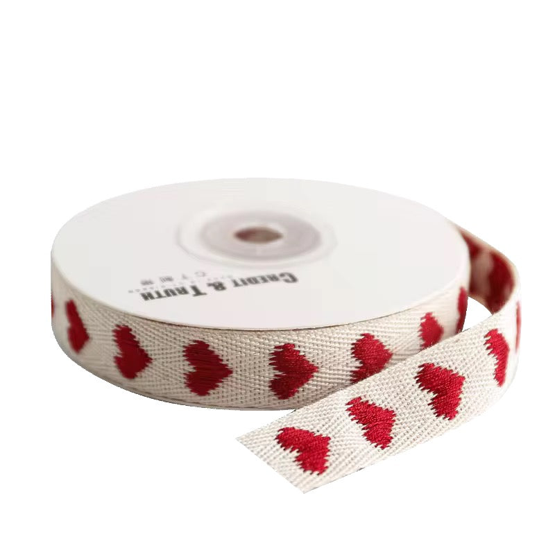 Cotton Heart Ribbon #CR1711