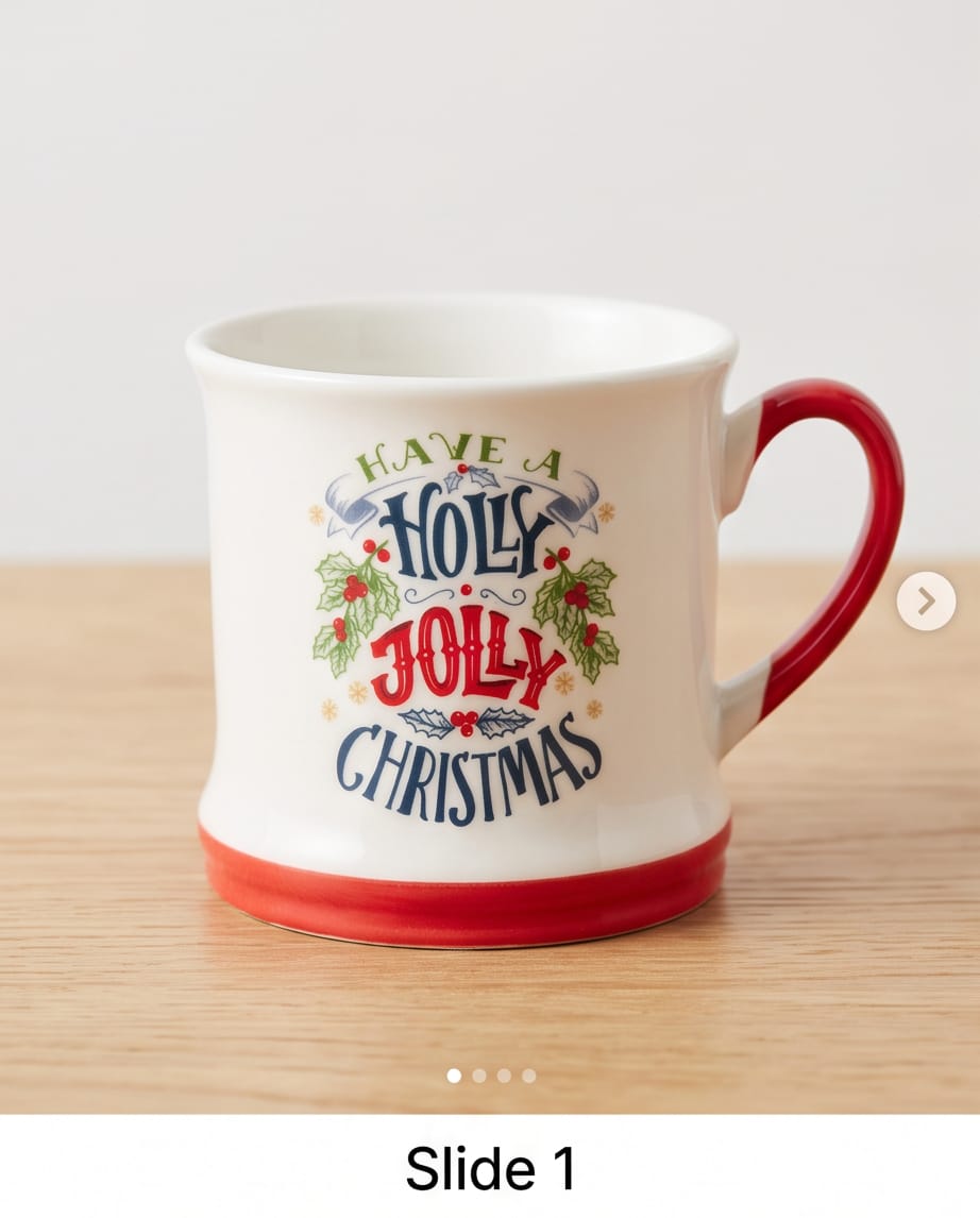 Holy Jolly Christmas Ceramic Mug #CM4512