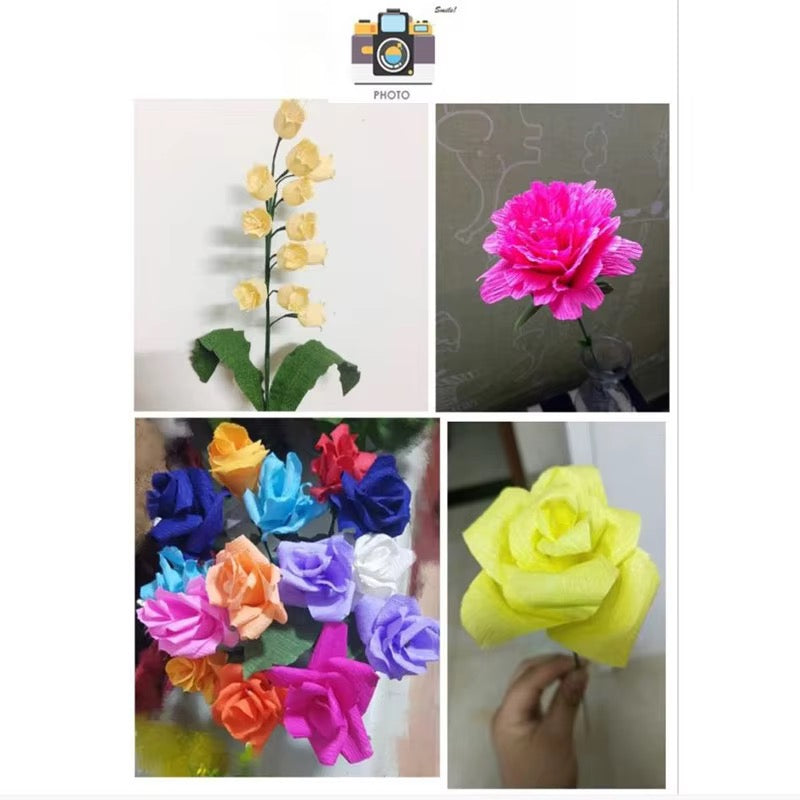 50cmx2m Premium Crepe Paper — Bright Colors, Endless Possibilities #CP4027