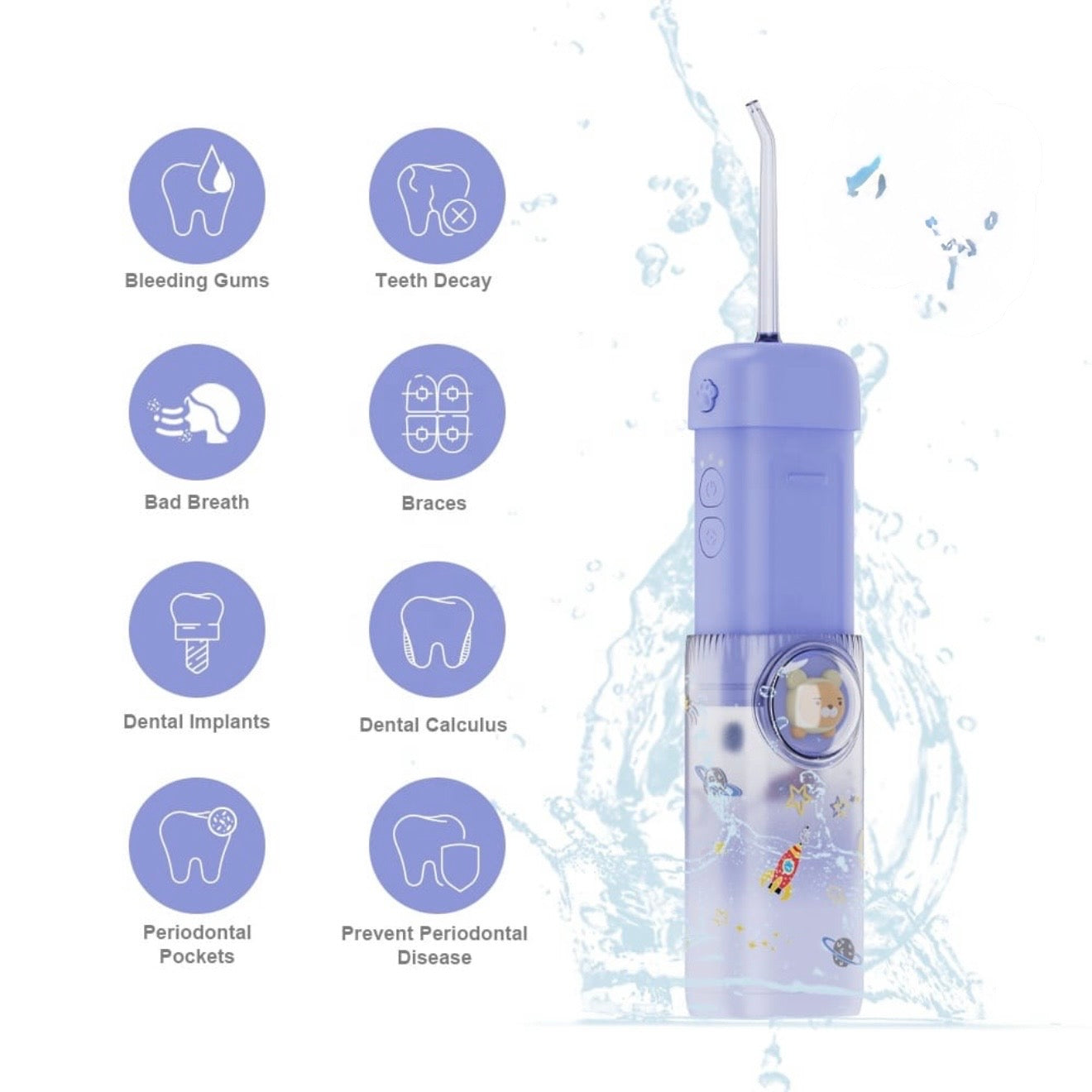 Cordless Water Flosser For Kids #TF052