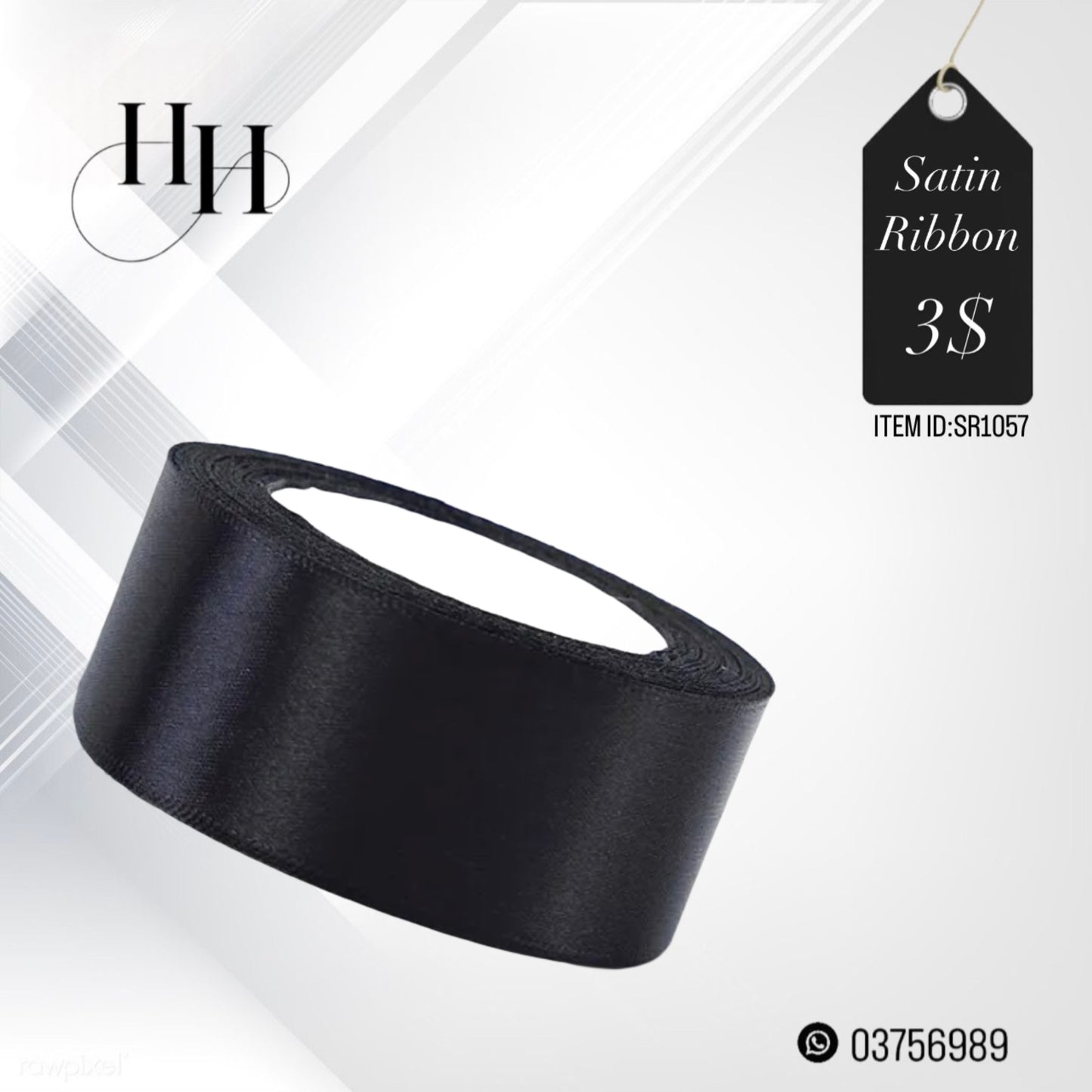 Satin Ribbon 20M x 4cm