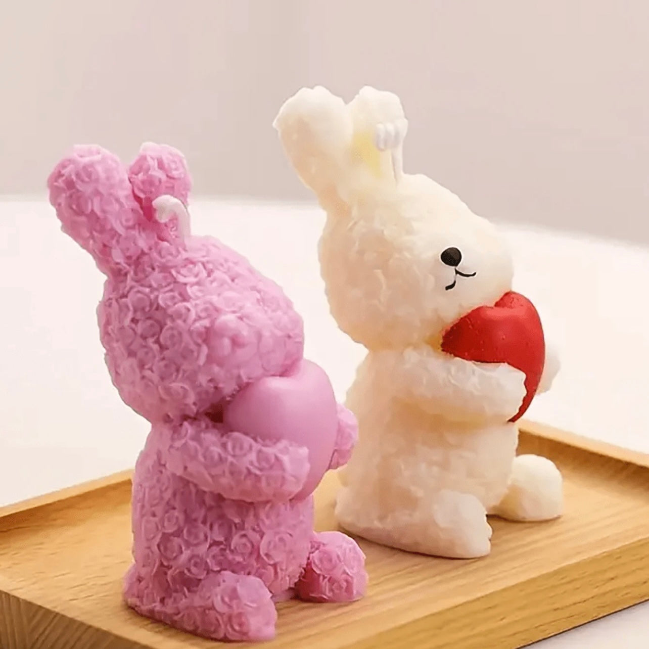 Heart-Hugging Rabbit Silicone Mold #SM1692