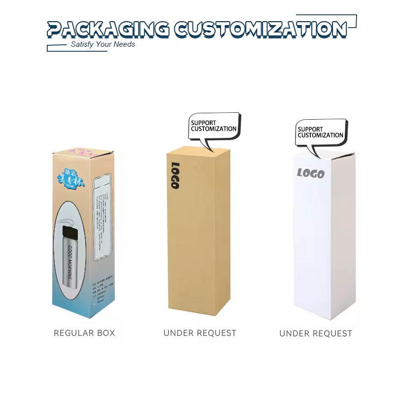 360ml Frosted Glass Water Bottle #GB2008