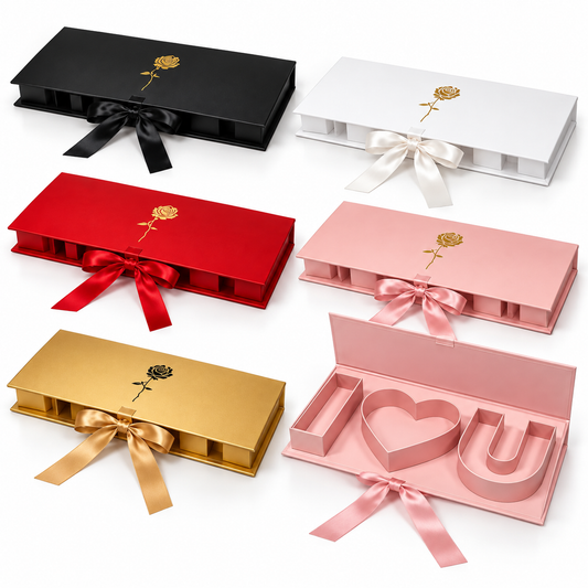 Luxury LOVE Rose Gift Box with Satin Ribbon #LB4326