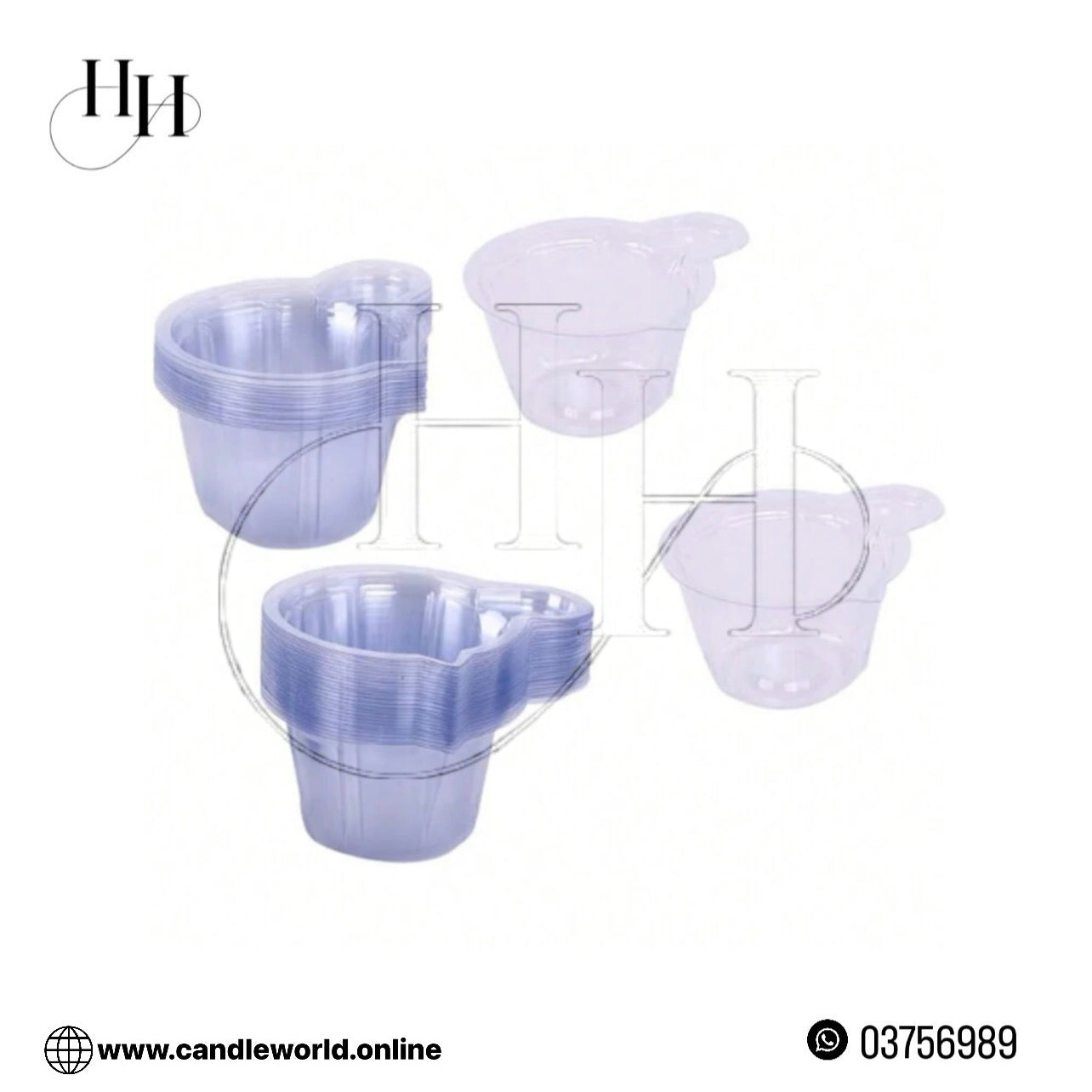 10pcs - 40ml Plastic Disposable Cups #DC1162