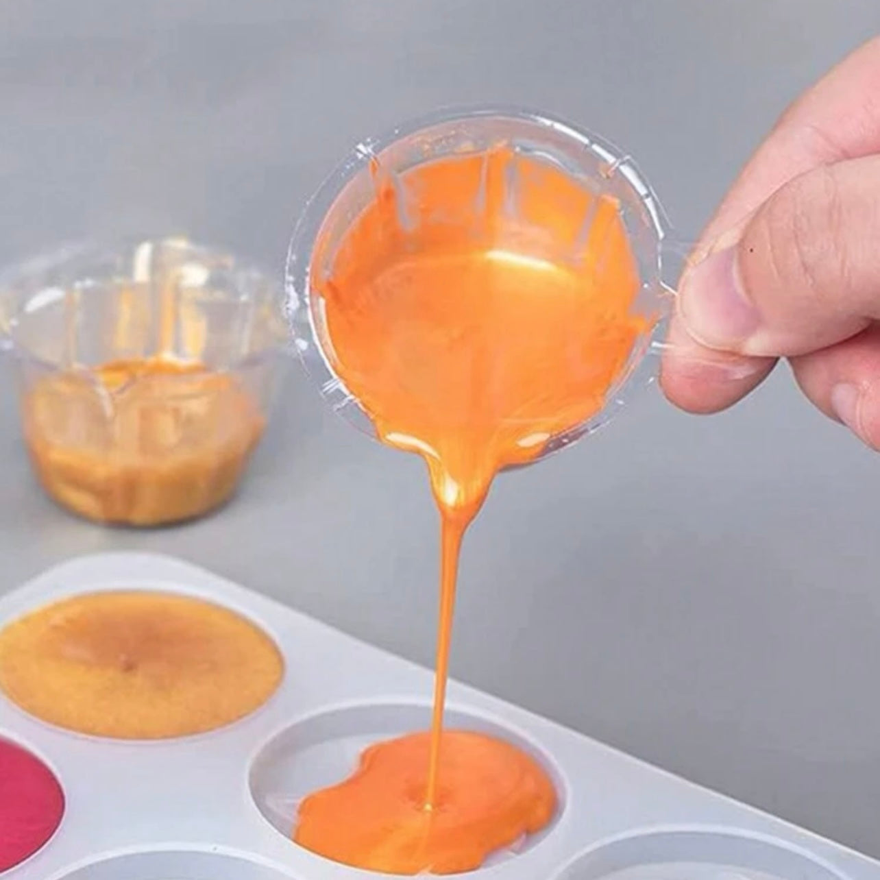 10pcs - 40ml Plastic Disposable Cups #DC1162