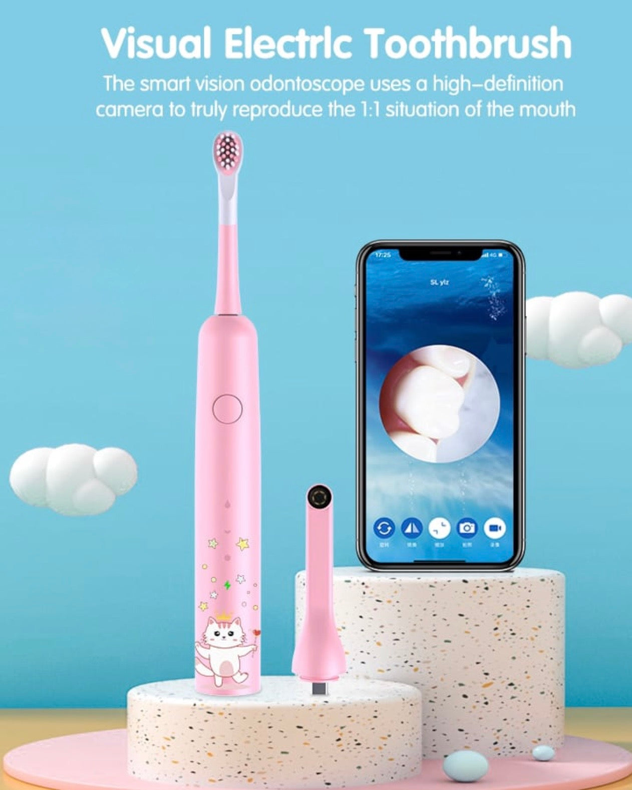 2024 Smart APP Sonic Electric toothbrush TF008