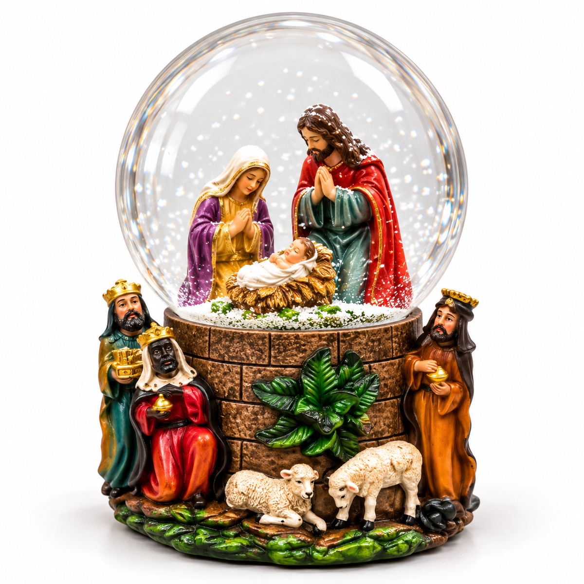 Christmas Nativity Snow Globe #SB4353