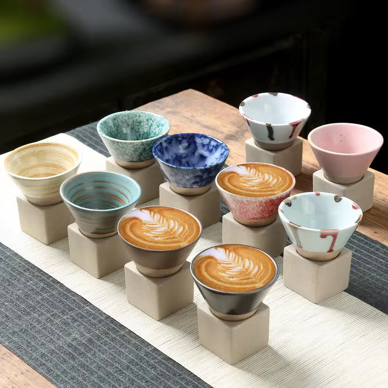 120ml Ceramic Coffee Cup with Base  #CM3958