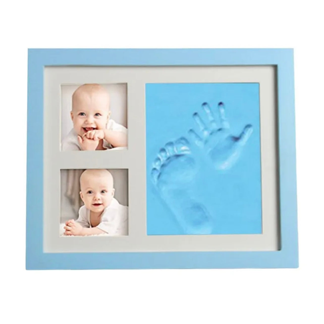 For Baby Simple Photo Frame With Mud Hand Footprint Nursery Decor #BF2718