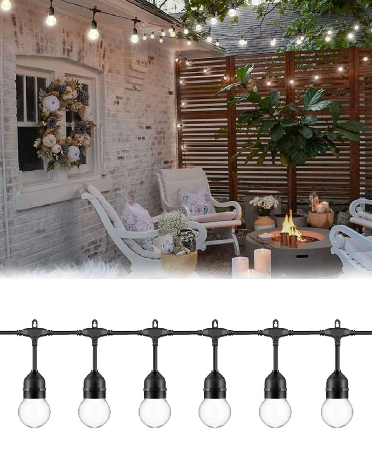 Waterproof Transparent Hanging String Light Bulb #LB1704