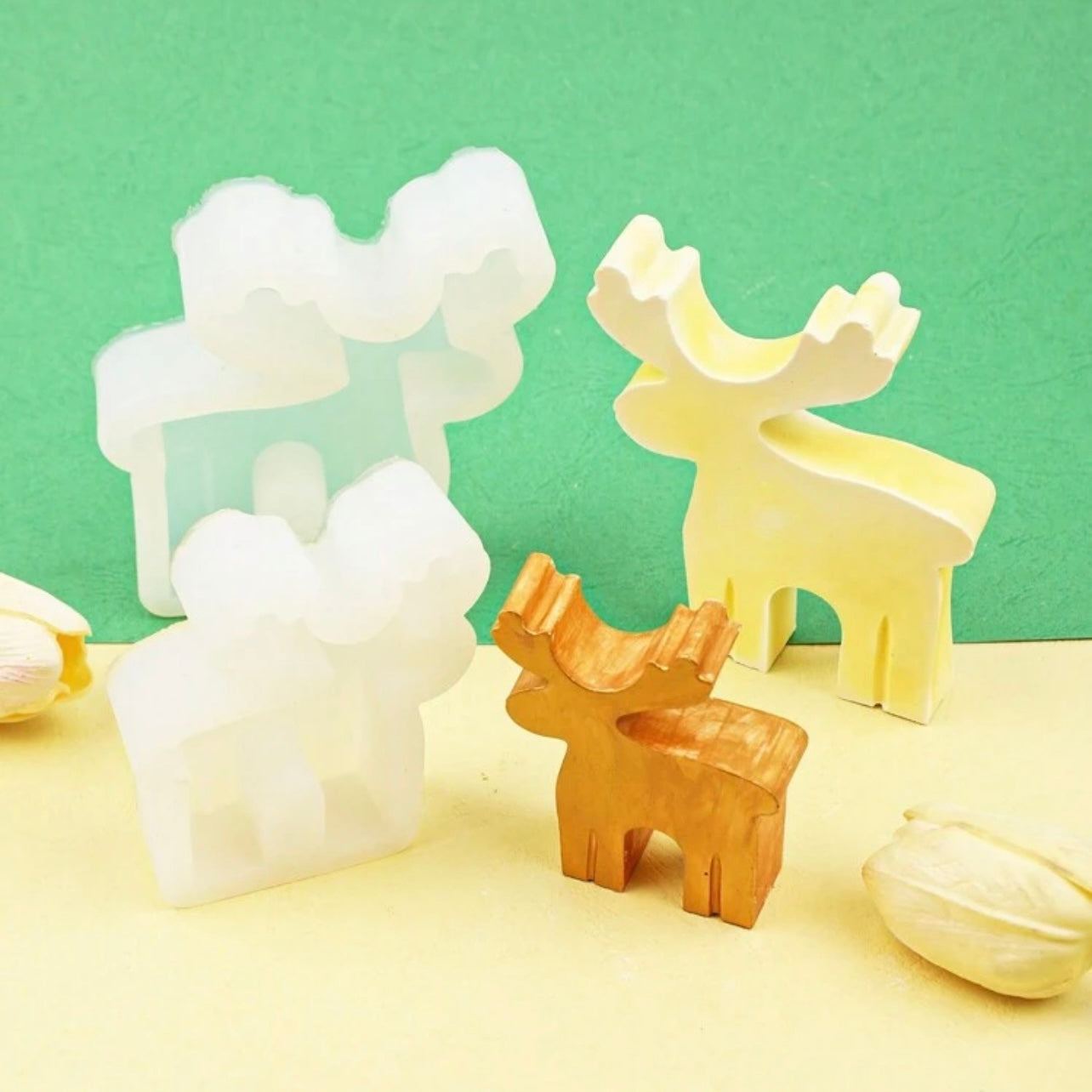 1pc Elk Ornament Silicone Mold #SM1493