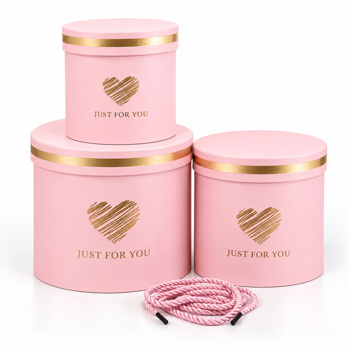 Luxury Round Gift Box Set – 3 Pieces #GB4320