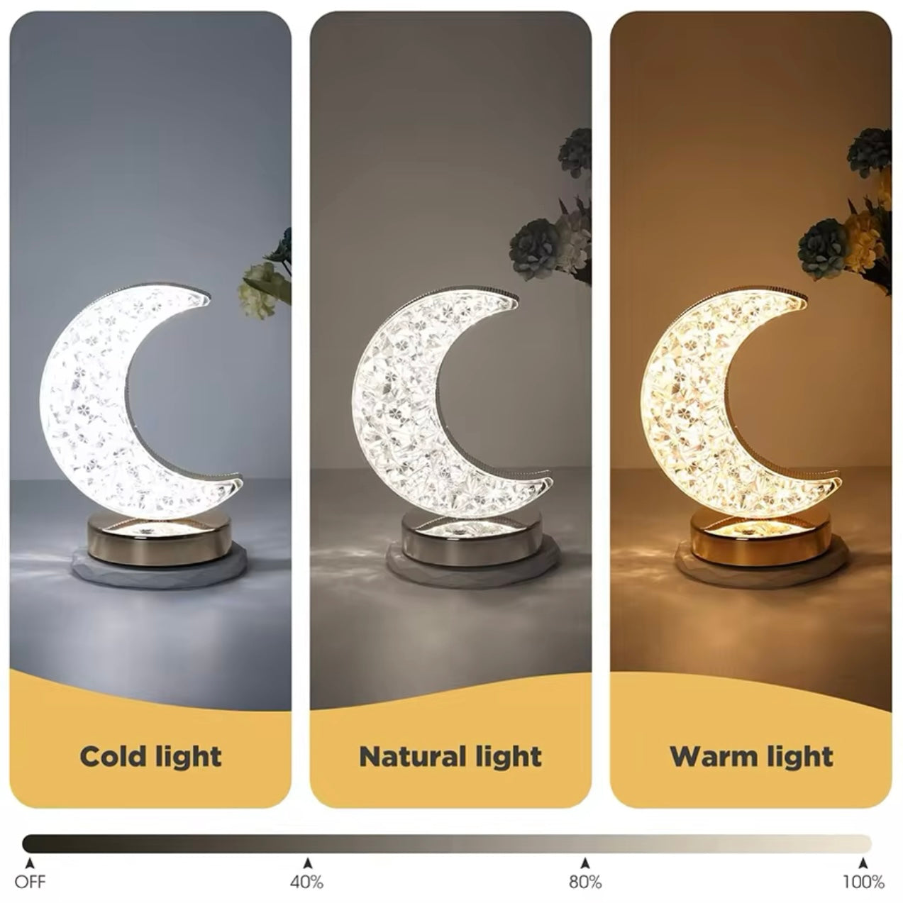 Moon Lamp Crystal Led Light #LL1765