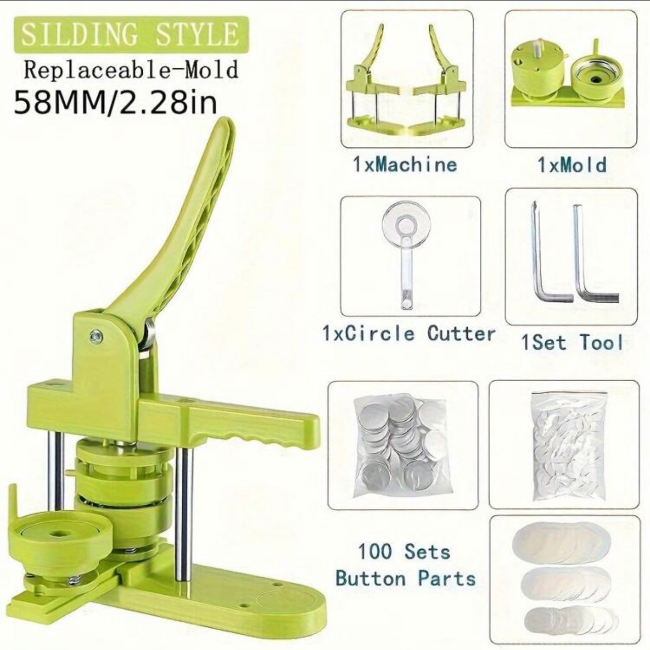 Badge maker machine 58mm #BM2147