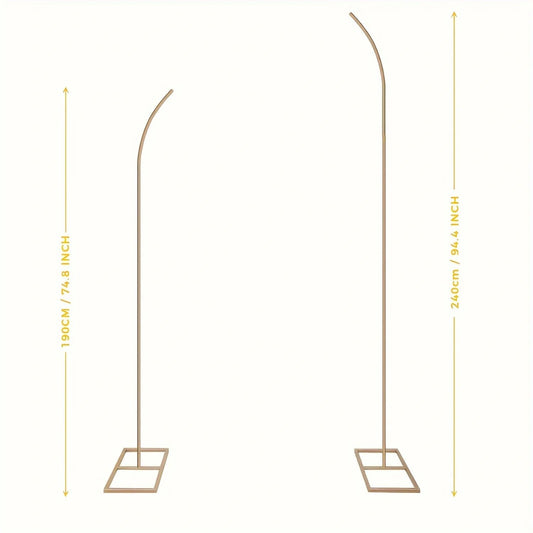 Double Curved Metal Backdrop Stand – Set#MS4021