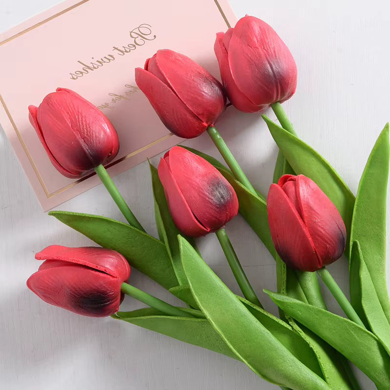 X10pcs - Artificial Tulip Flowers #AF4038