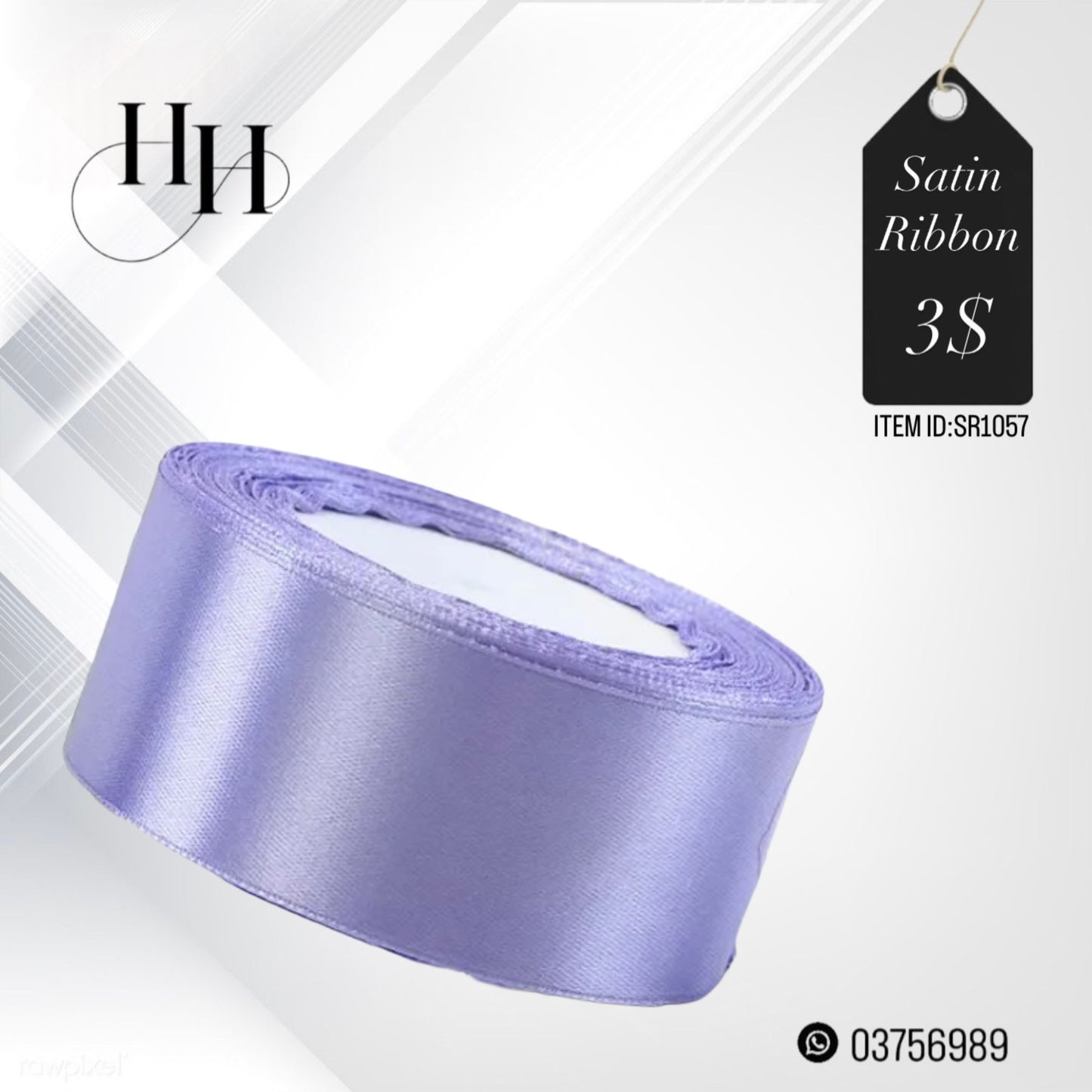 Satin Ribbon 20M x 4cm