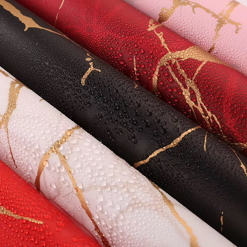 60x57cm Marble Gold Wrapping Paper #WP4082