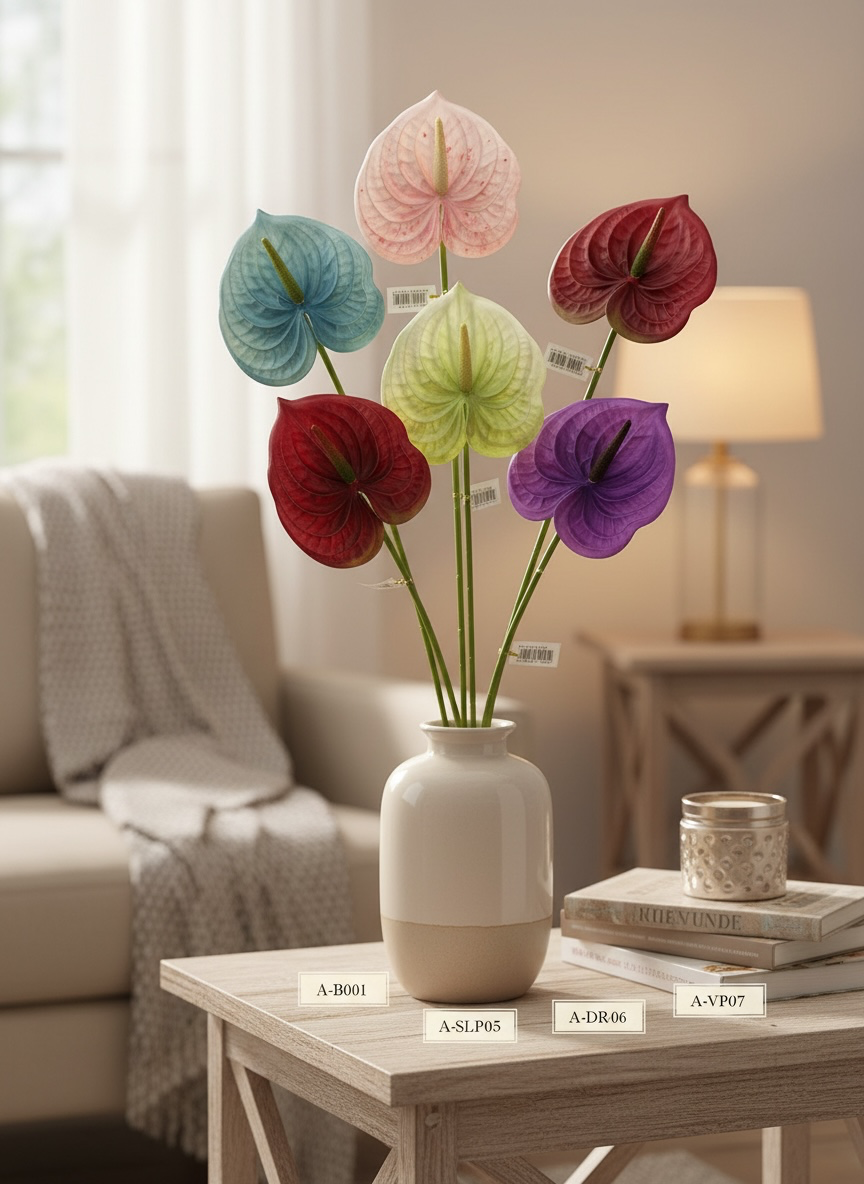Artificial Anthurium Flower Stem #AF3999