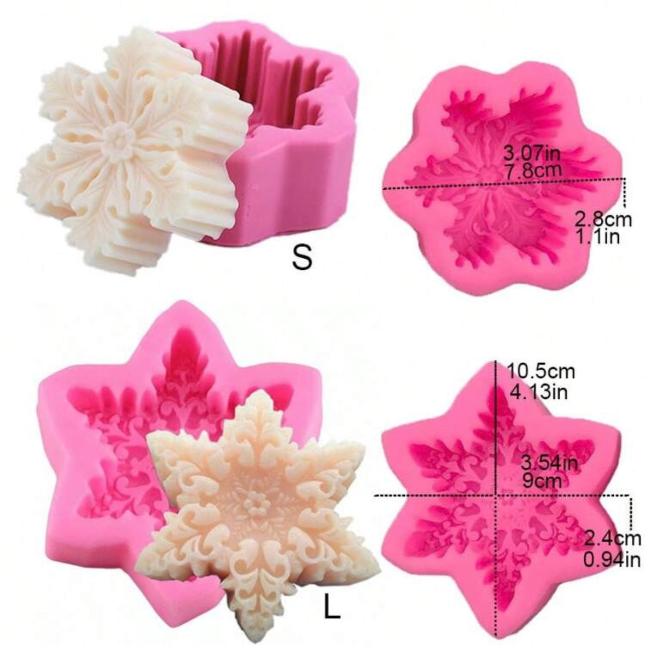 Snowflake Silicone Mold