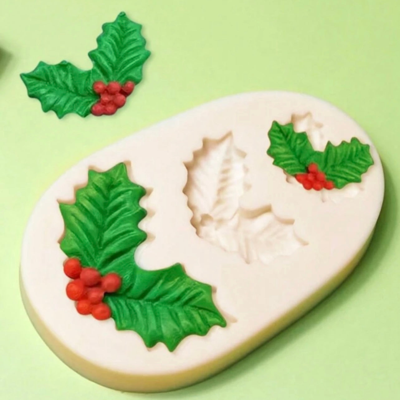 Christmas Series Leaf Silicone Mold #SM1520