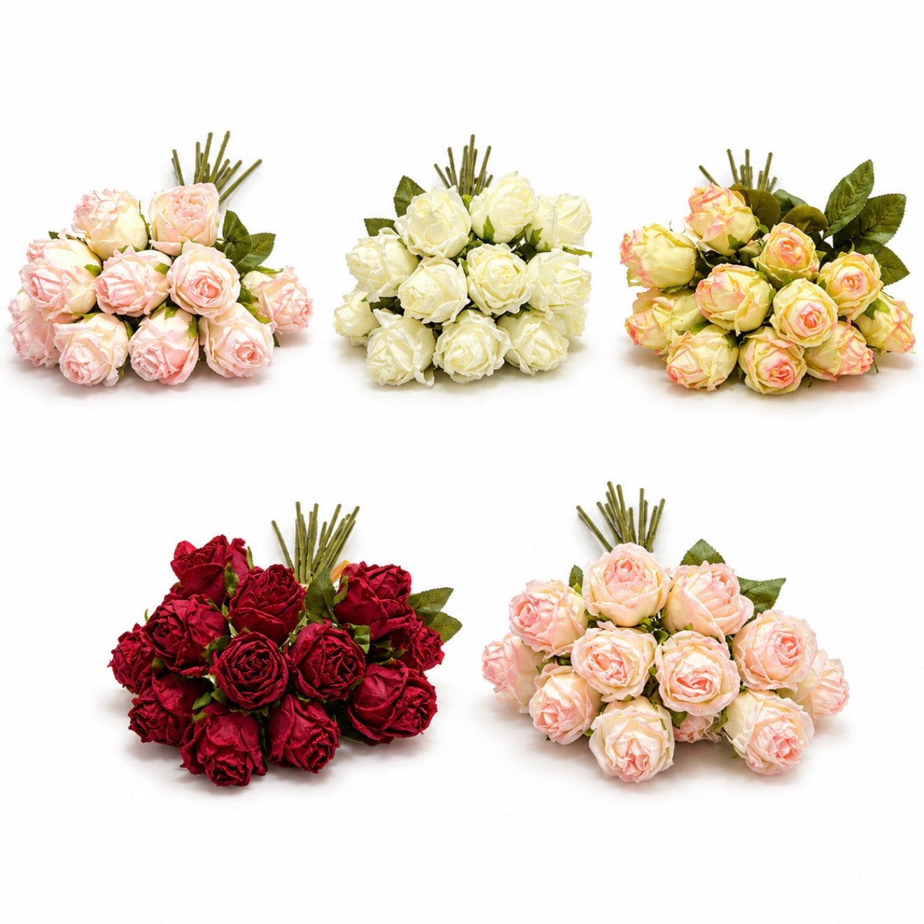 Artificial Rose Bouquet – 12pcs #AF4092