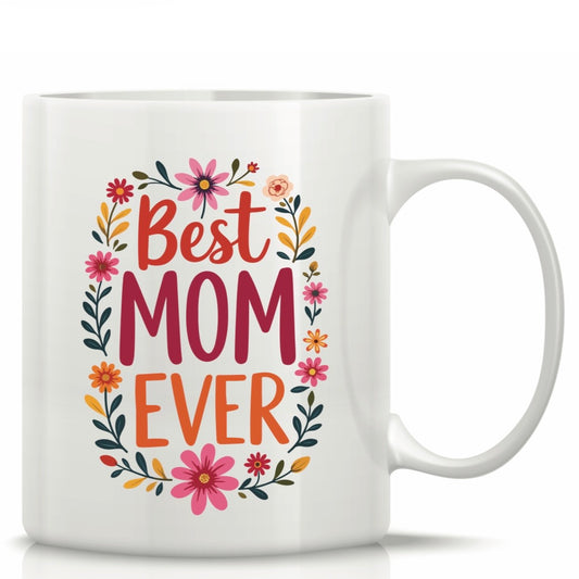 Mother’s Day Printed Glass Mug  #GM3026