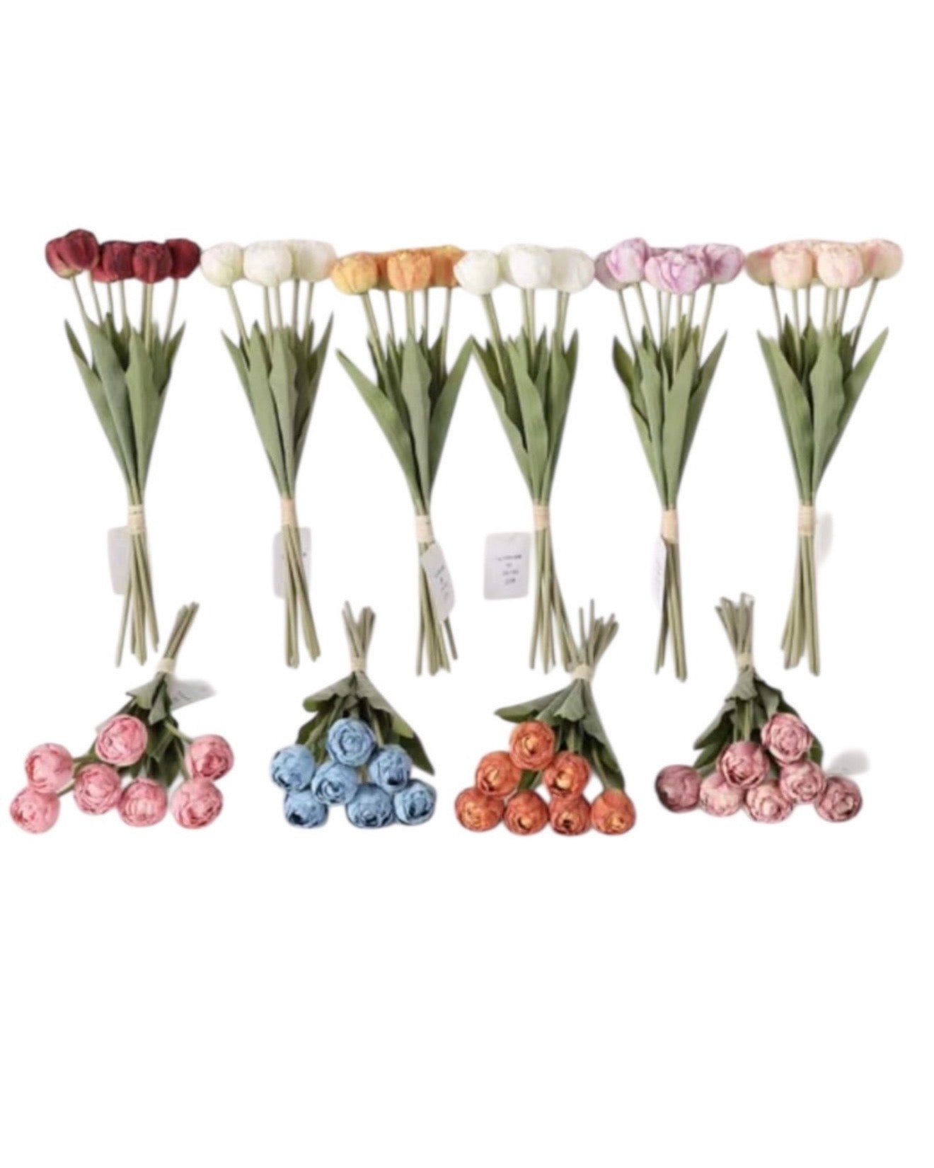 X7pcs / Artificial Pivoine Flower Bouquet – Multiple Colors #AF3092
