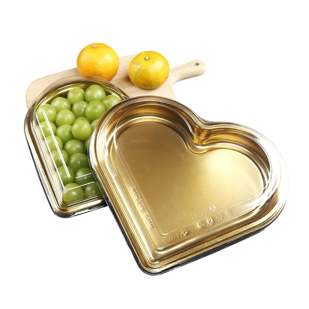 Heart Shape plastic Food Box #FB1665